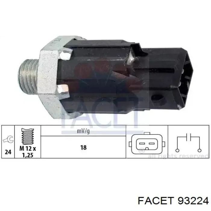 Купити EX66055 Euroex Датчик детонації