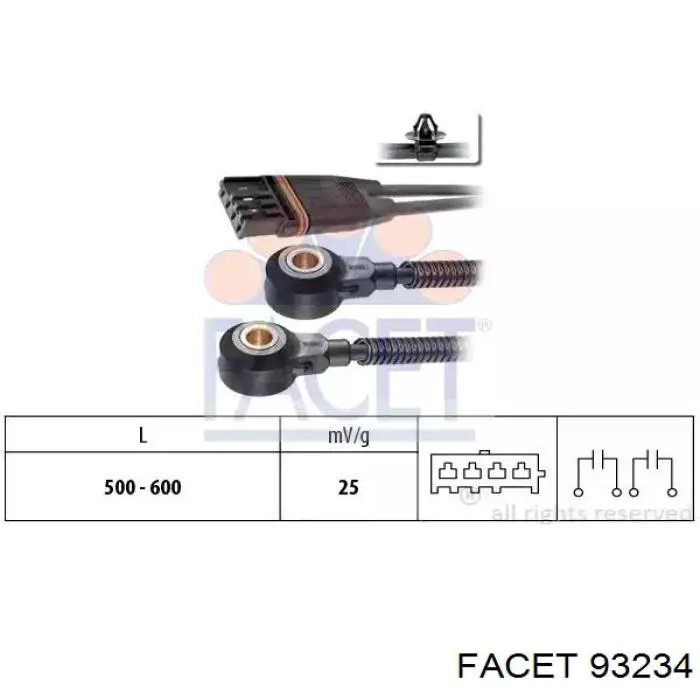 Датчик детонації 60220 FAE