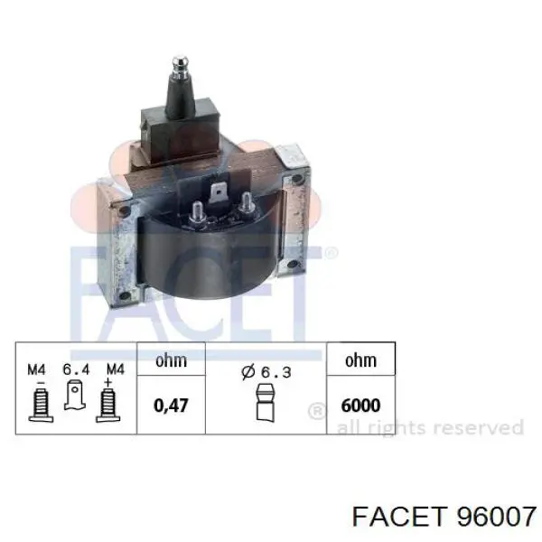 Котушка запалювання BAEQ049 Magneti Marelli