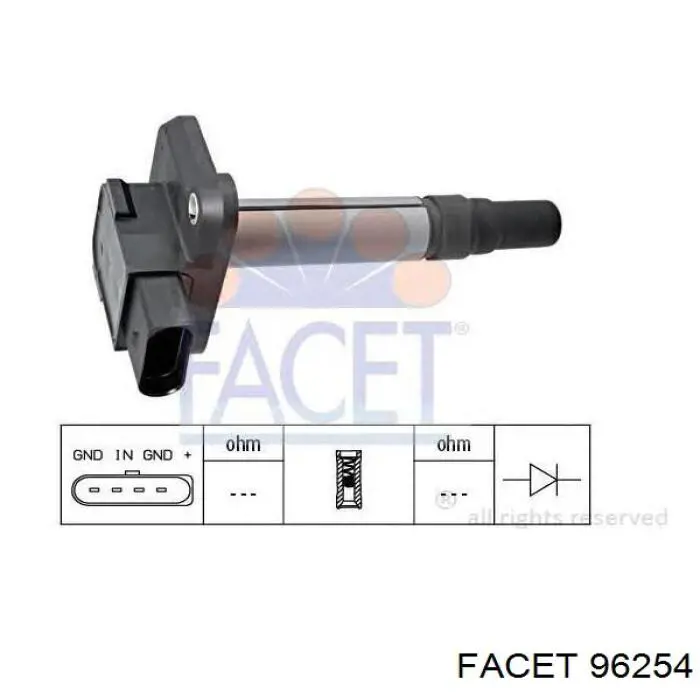 Котушка Facet 96254