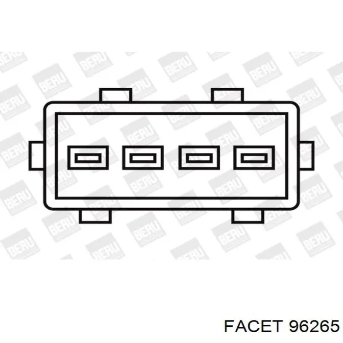 Котушка запалювання 96265 Facet