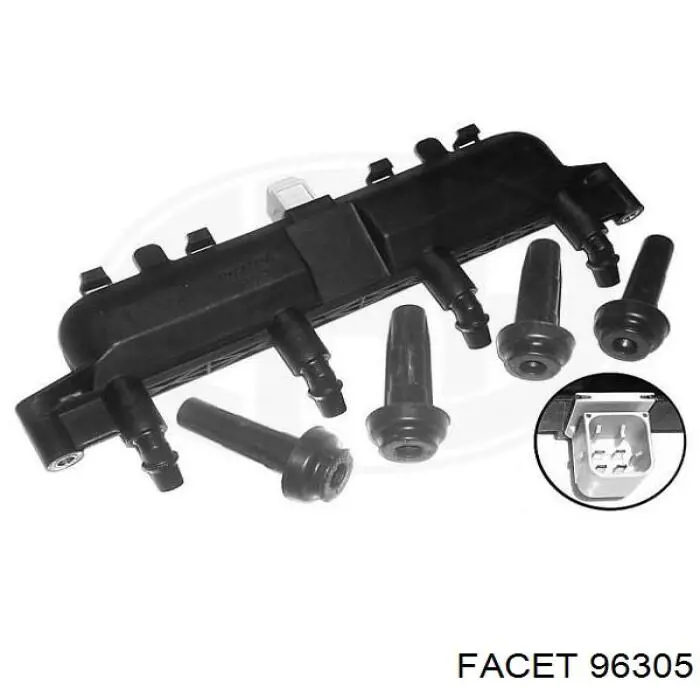Котушка запалювання Facet 96305 ціна, від 62.22 USD