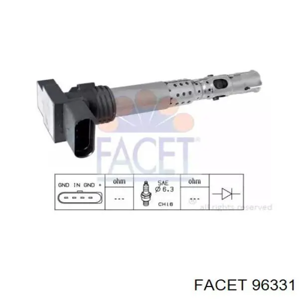 03D905115B VAG Котушка запалювання