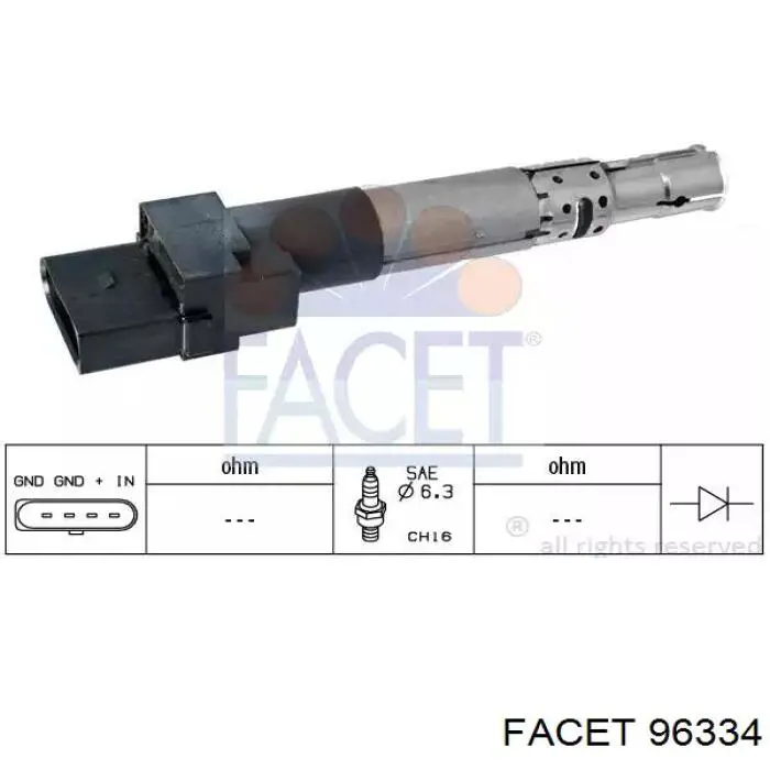 Купити 95560210105 Porsche Котушка запалювання