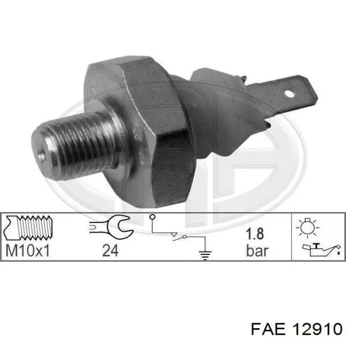 Манометри (показник тиску масла) FAE 12910 ціна, від 3.54 USD
