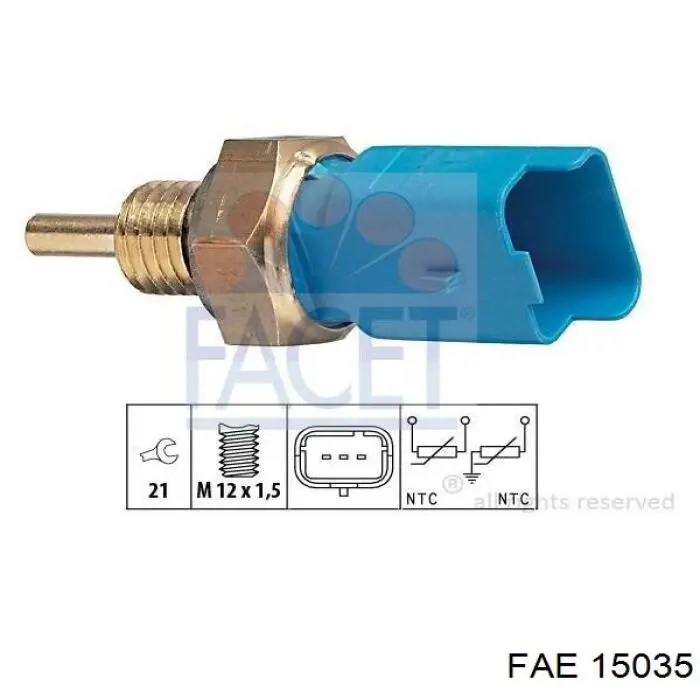 MAP сенсор FAE 15035 ціна, від 12.67 USD