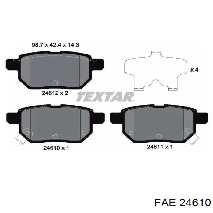 Кнопка стоп-сигналу FAE 24610 ціна, від 15.87 USD