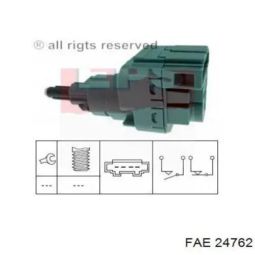 Жабка стопів FAE 24762