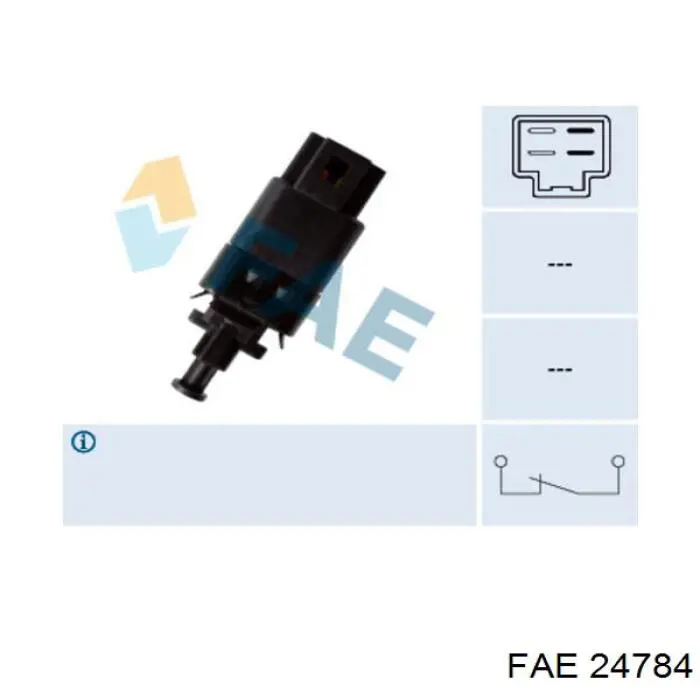 Купити 24784 FAE Датчик педалі гальма