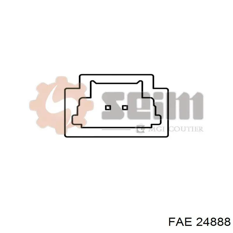 Жабка тормозу 24888 FAE