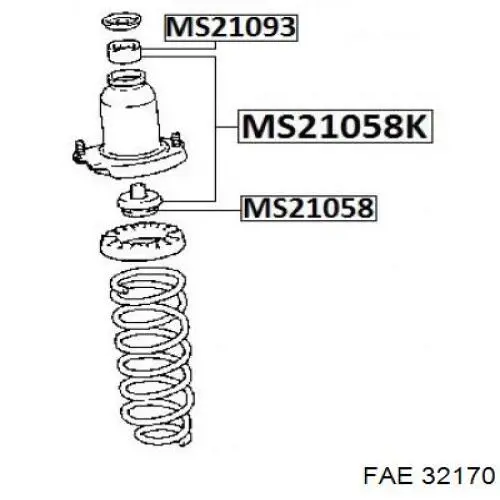 Термодатчик охолоджуючої рідини FAE 32170 ціна, від 5.64 USD