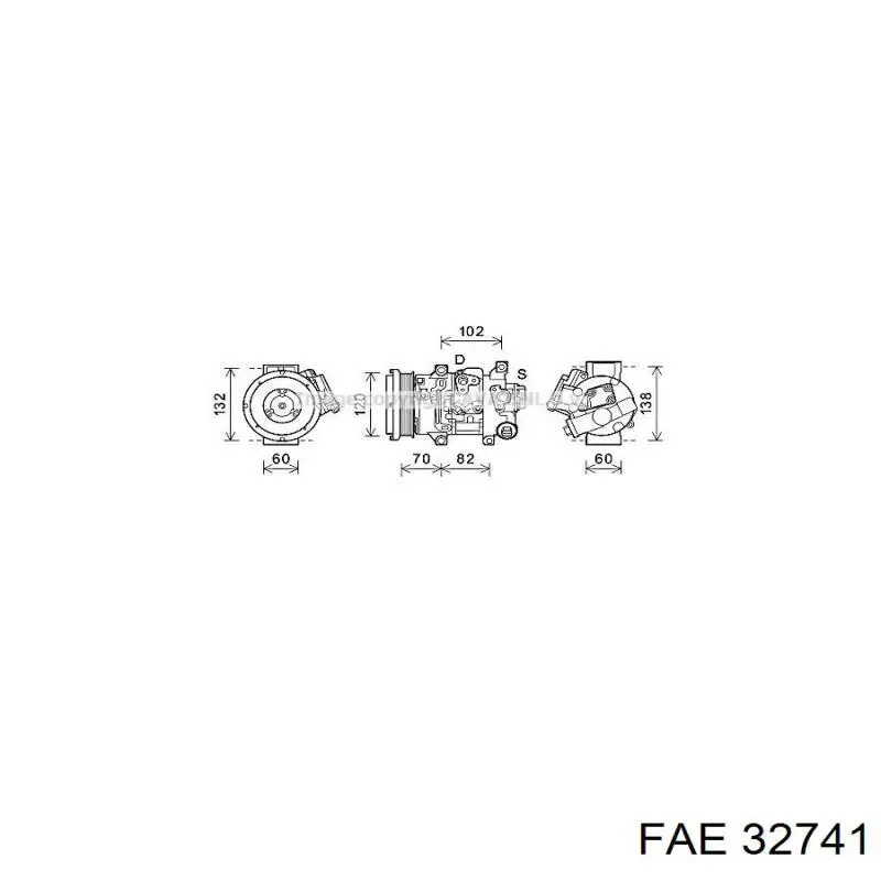 Купити 32741 FAE Датчик температури охолоджуючої рідини
