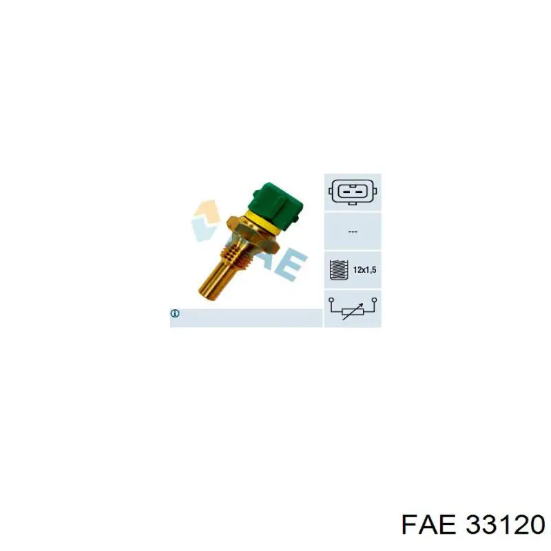 33120 FAE датчик температури охолоджуючої рідини