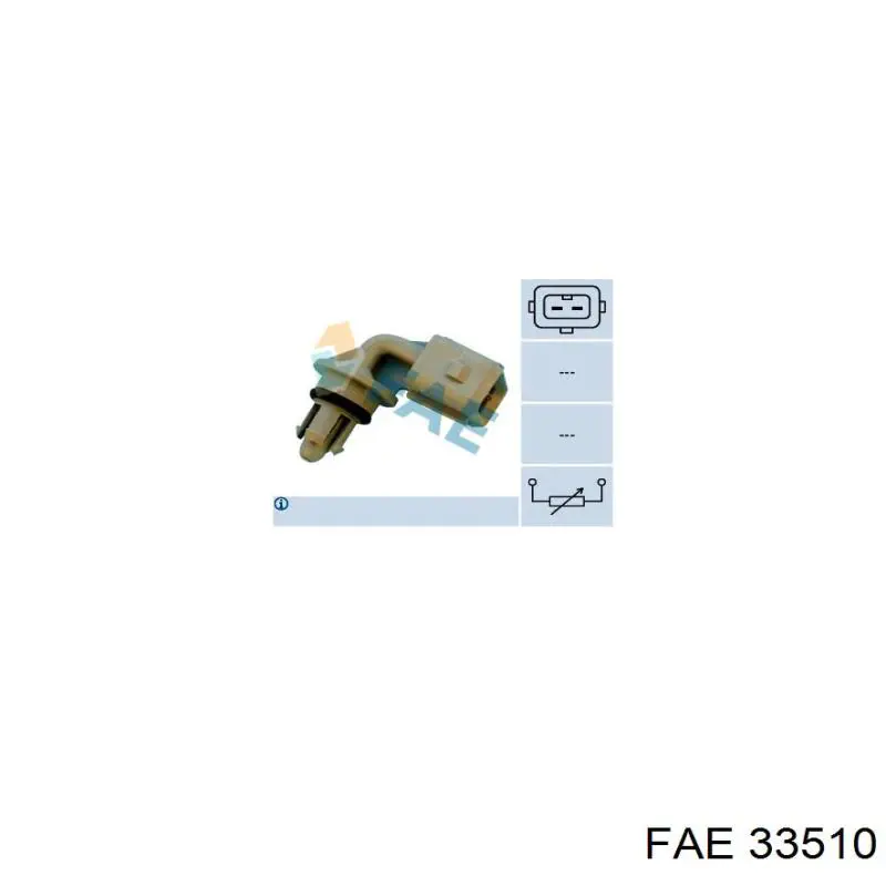 Купити 33510 FAE Датчик температури впускного повітря
