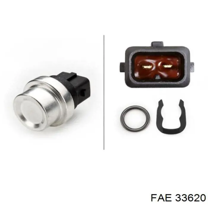 Термодатчик охолоджуючої рідини FAE 33620 ціна, від 4.56 USD