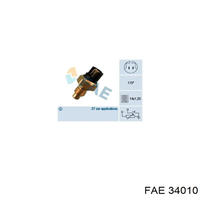Термодатчик охолоджуючої рідини Renault (RVI) 7700786467 ціна, від 13.24 USD