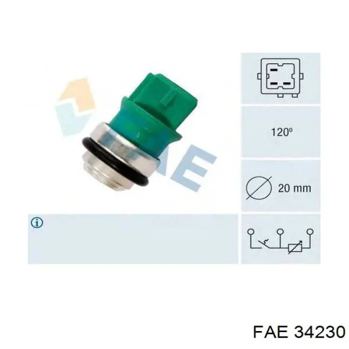 Купити 7700805612 Renault (RVI) Датчик температури охолоджуючої рідини