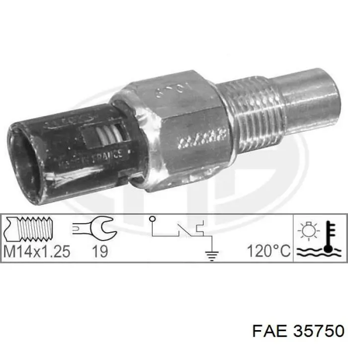 Термо-датчик включення вентилятора радіатора 35750 FAE