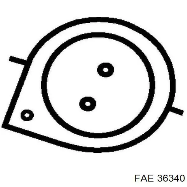 36340 FAE термо-датчик включення вентилятора радіатора
