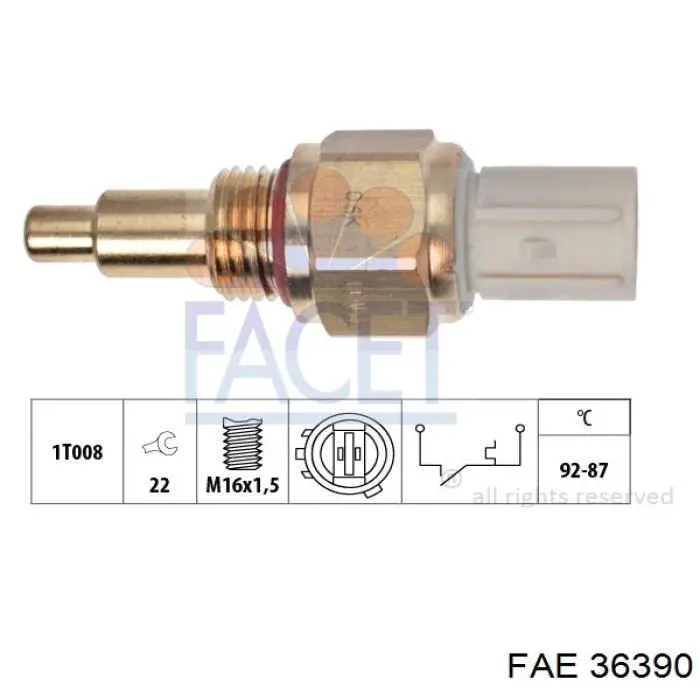 36390 FAE Датчик радіатора