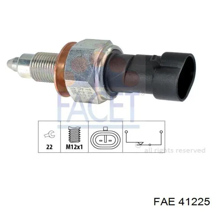 Датчик ліхтарів заднього ходу FAE 41225 ціна, від 11.41 USD