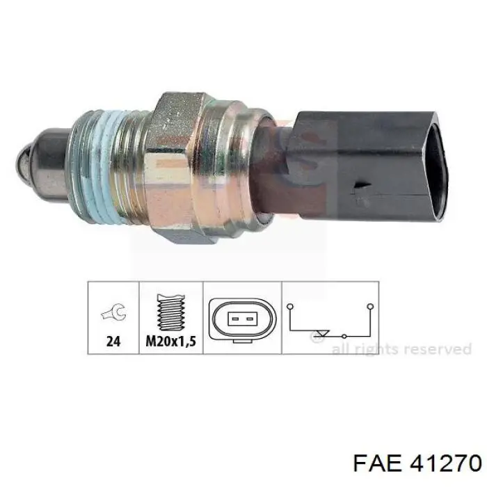 Датчик ліхтарів заднього ходу FAE 41270 ціна, від 12.03 USD