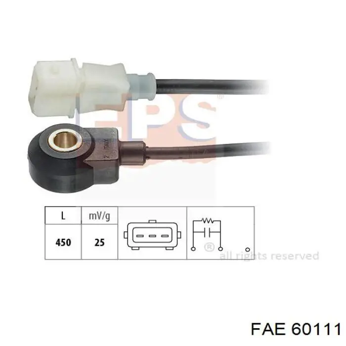 Датчик детонації FAE 60111 ціна, від 22.63 USD