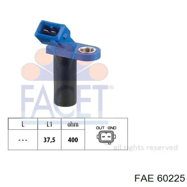 Датчик детонації FAE 60225 ціна, від 10.80 USD
