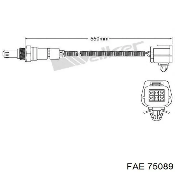 Лямбда зонд, датчик кисню до каталізатора Mazda L593188G1