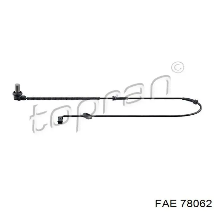 Передній датчик ABS FAE 78062