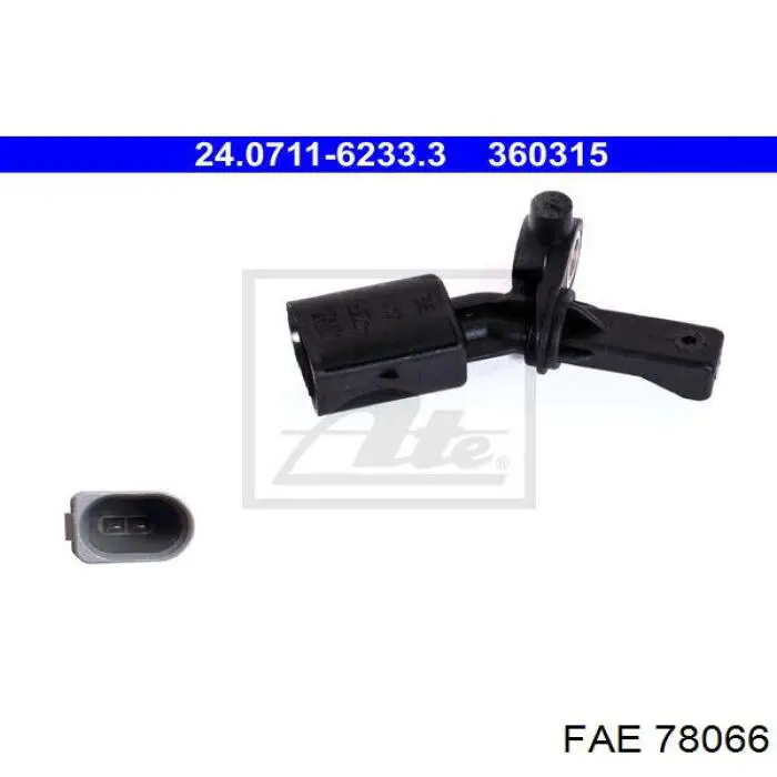 Датчик АБС задній лівий FAE 78066 ціна, від 7.09 USD