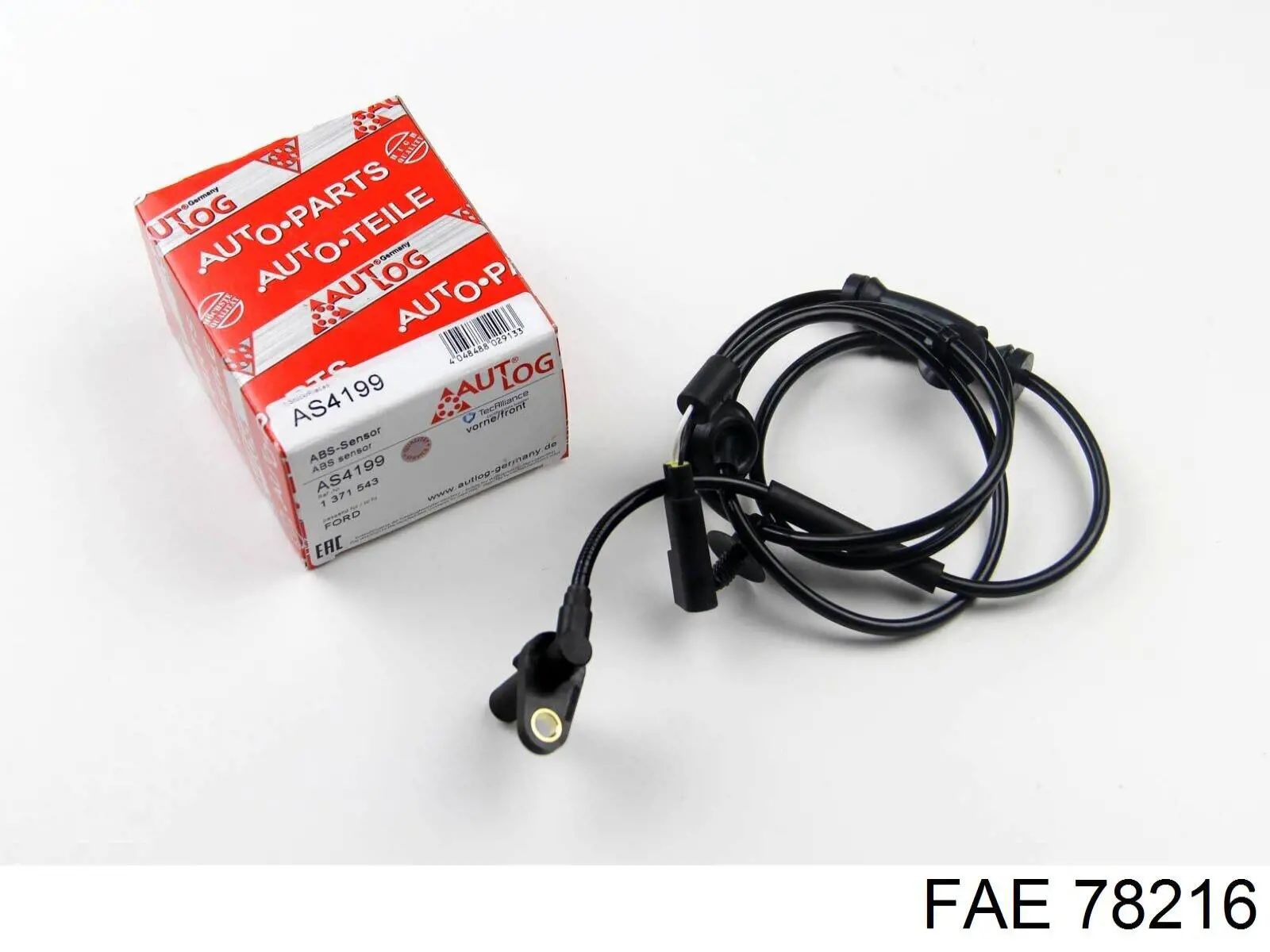 Датчик ABS передній FAE 78216 ціна, від 18.87 USD