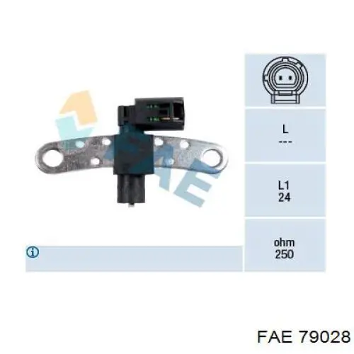 Купити 79028 FAE Датчик положення (оборотів) коленвалу