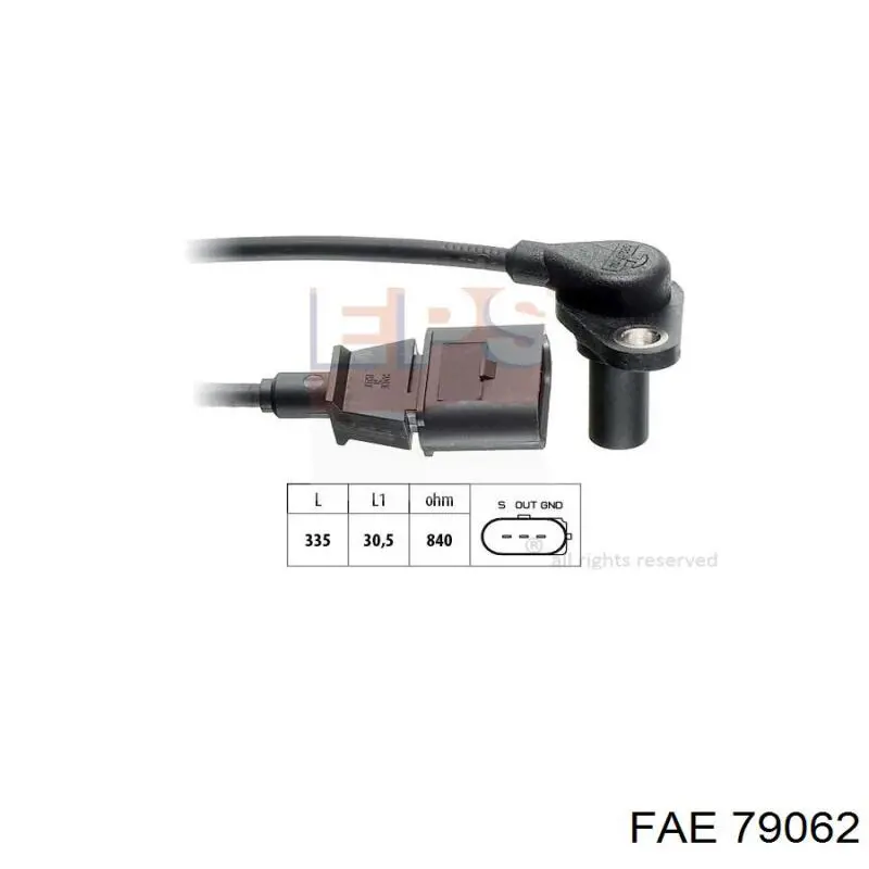 Датчик швидкості FAE 79062 ціна, від 15.90 USD