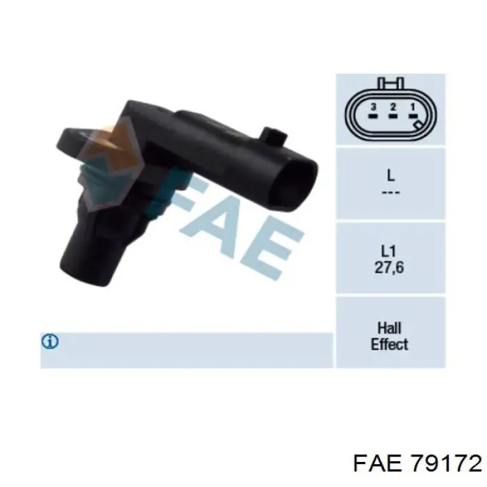 Датчик фаз FAE 79172 ціна, від 17.05 USD