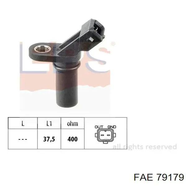 Купити 79179 FAE Датчик положення (оборотів) коленвалу