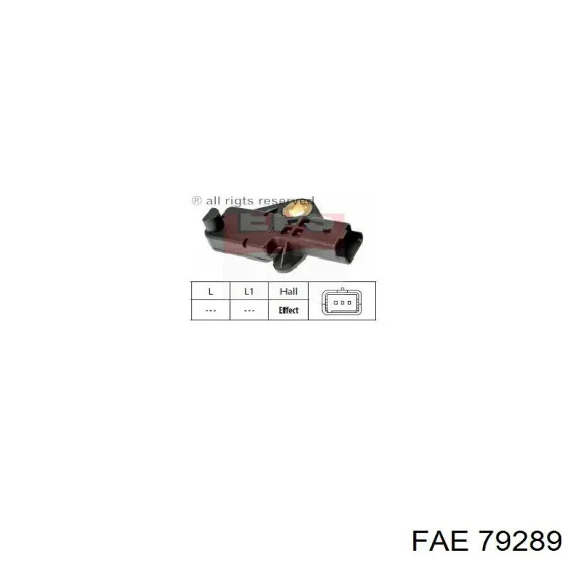 Датчик колінвала 79289 FAE