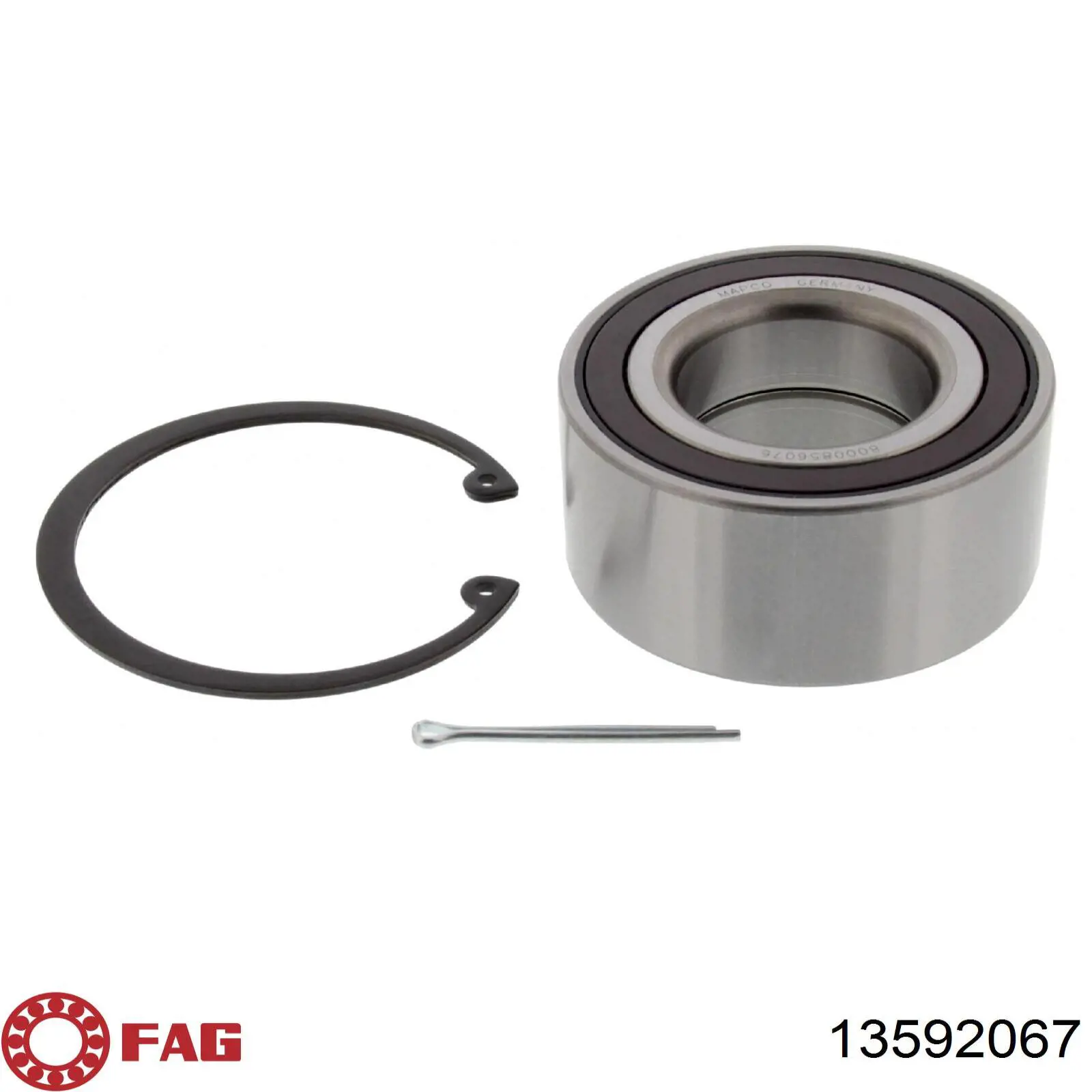 Комплект підшипник маточини передньої Opel 13500488 ціна, від 25.30 USD