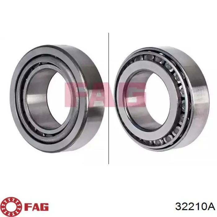 Підшипник диференціалу заднього моста FAG 32210A ціна, від 20.82 USD