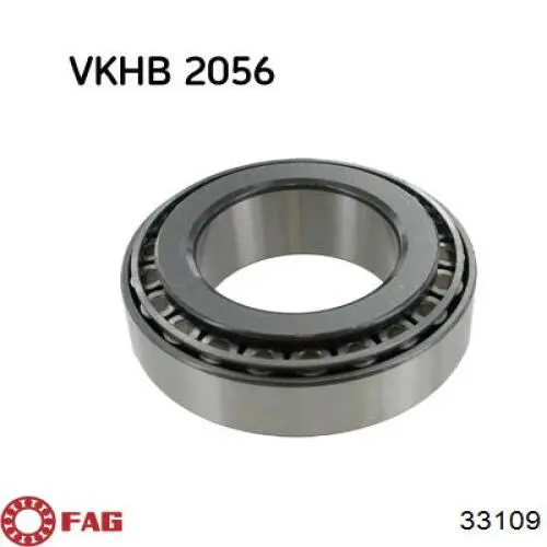 Підшипник ступиці передній, внутрішній Fersa 33109F ціна, від 20.97 USD