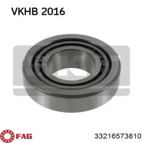 Підшипник маточини задньої, внутрішній FAG 33216573810 ціна, від 62.78 USD