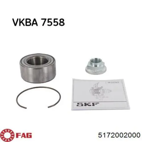 Купити 5172002000 FAG Підшипник ступиці передньої