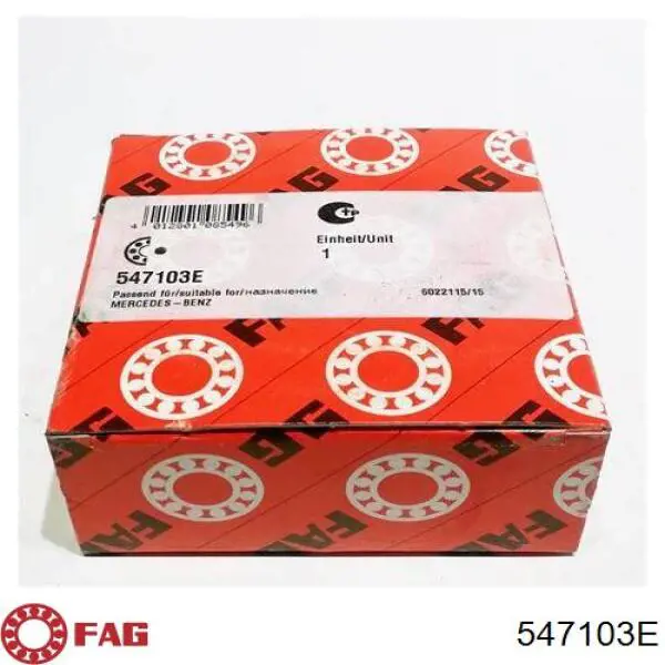 Купити 547103E FAG Підшипник задньої ступиці