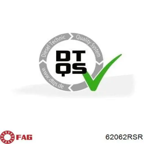 Підвісний підшипник передньої піввісі 6206DDUC3 NSK