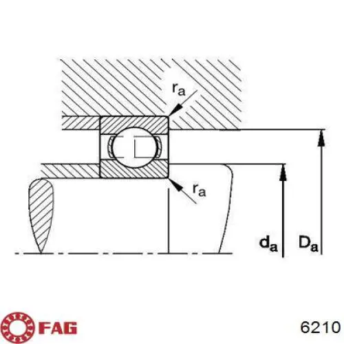 62102RSC3 Koyo Підшипник КПП