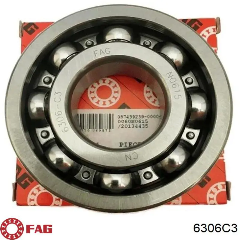 6306C3 FAG Підшипник генератора