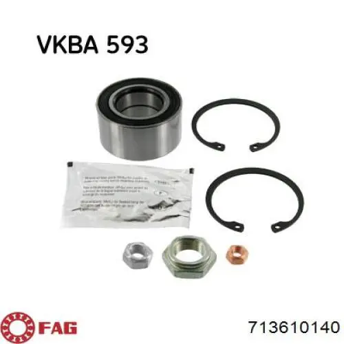 Купити 713610140 FAG Підшипник ступиці передньої