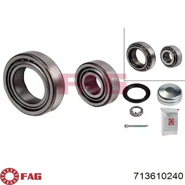 Купити 713610240 FAG Підшипник задньої ступиці
