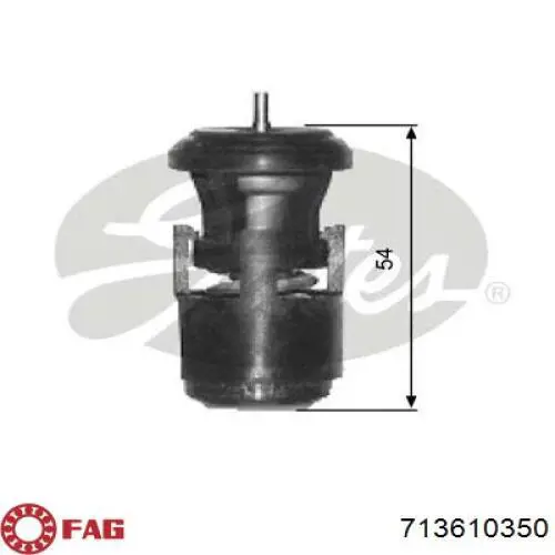 Підшипник маточини передньої/задньої FAG 713610350 ціна, від 34.73 USD