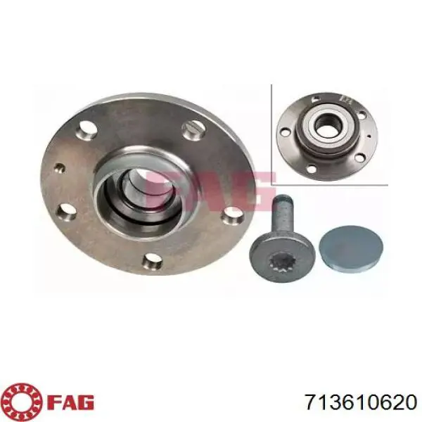 Купити 713610620 FAG Підшипник ступиці колеса